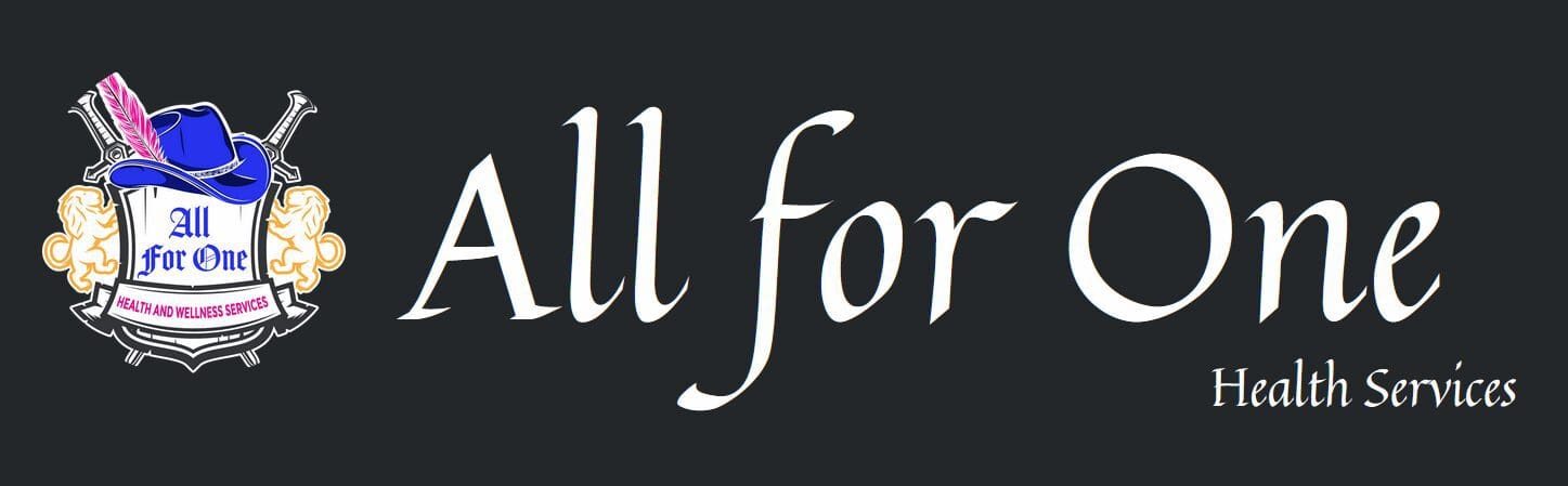 All for One Health Services logo design.